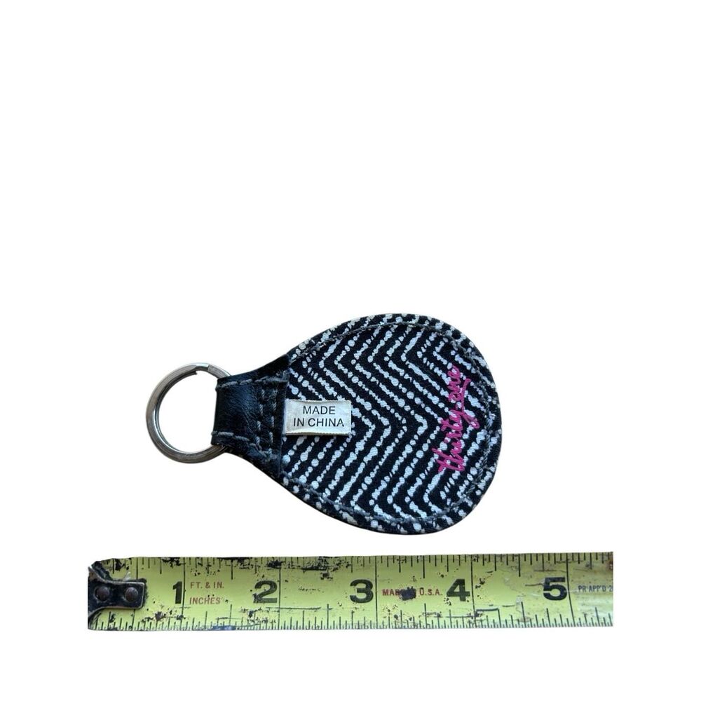 Thirty-one 31‎ key chain black white pink